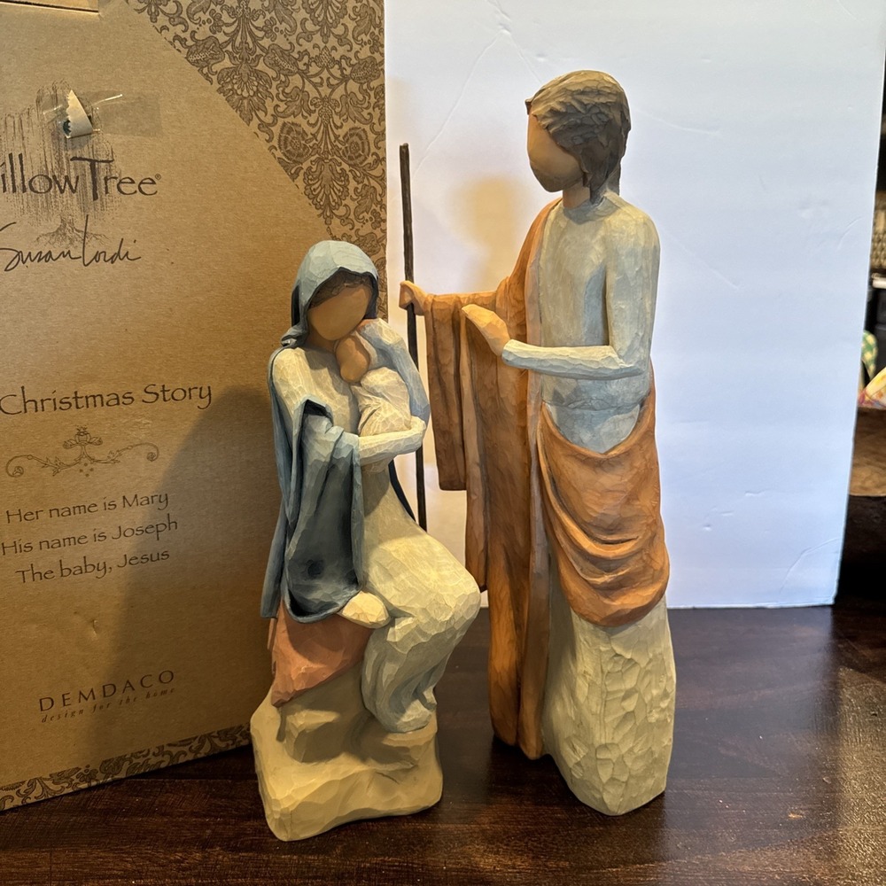 Willow Tree Christmas Story Nativity Susan Lordi Demdaco Mary Joseph Jesus‎ EUC - Picture 2 of 5
